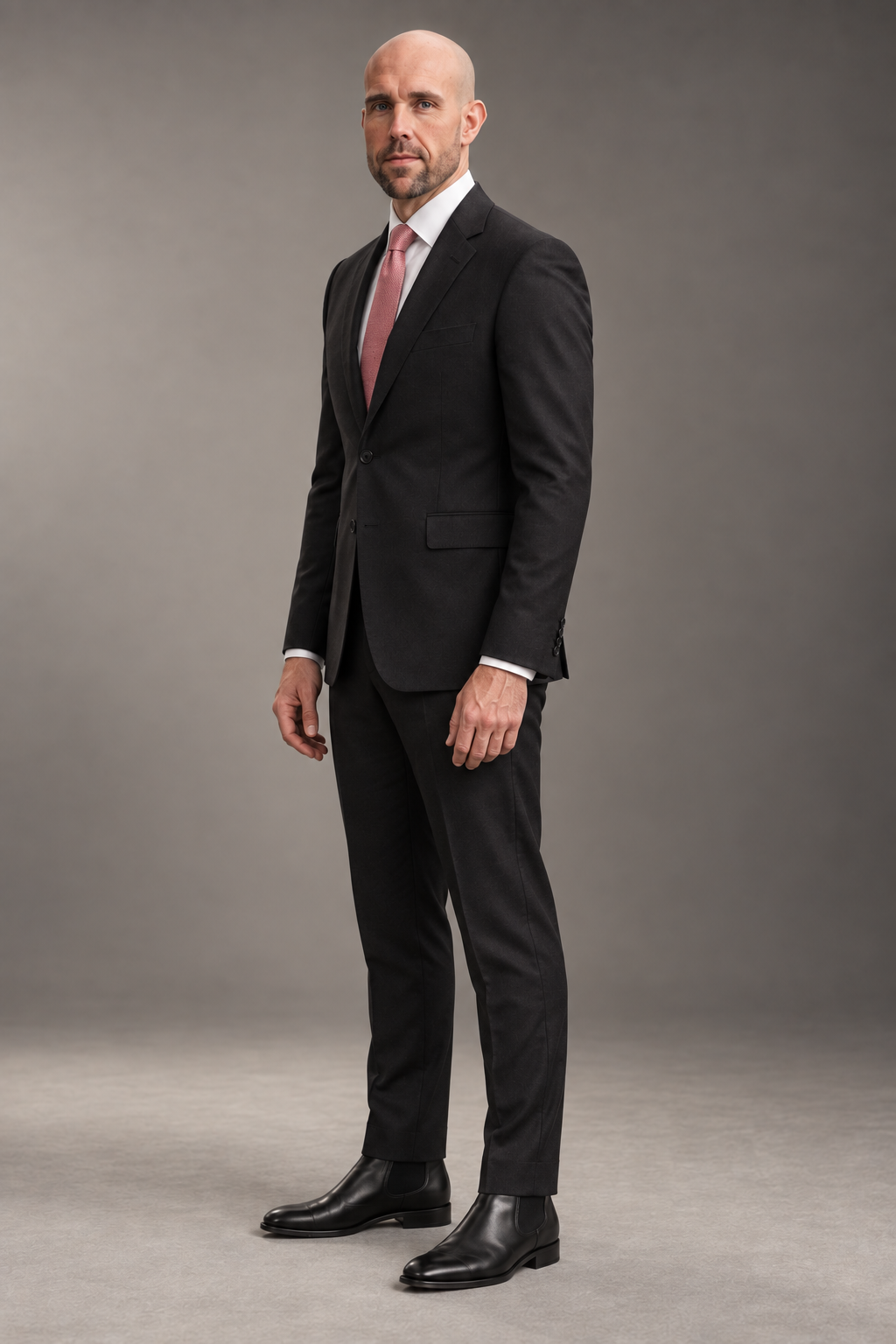 Jeremy executive suit portrait, angle 3